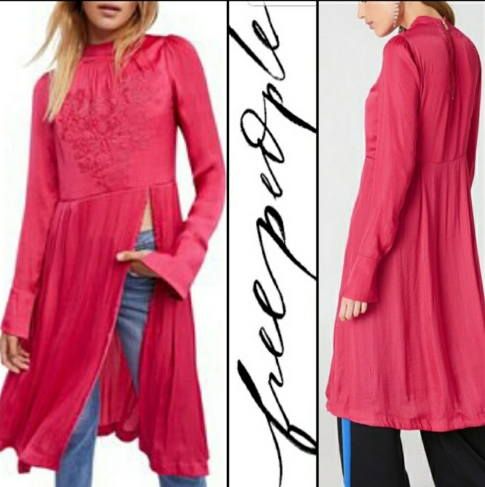 Free People NWT tunic dress smock sz m